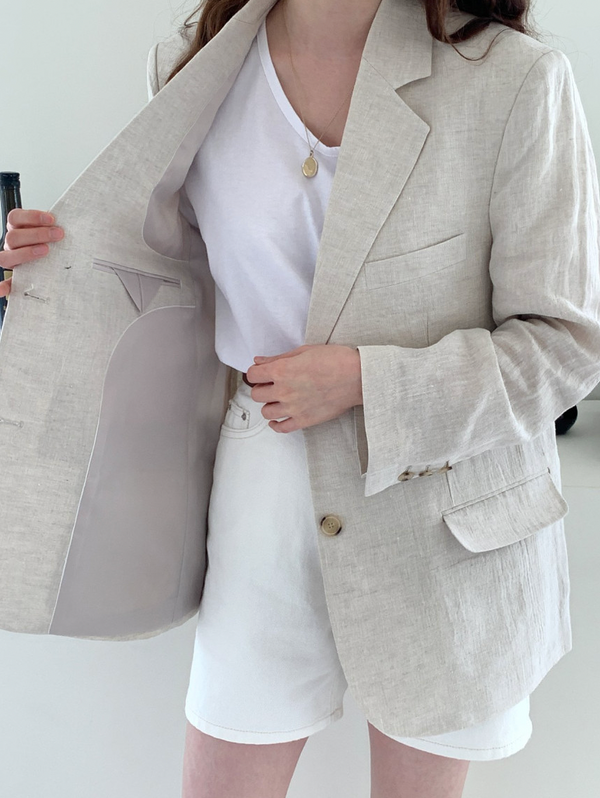 Premium Linen blazer